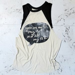 BLACK MATTER Sleeveless Tank Top Cream Size XL